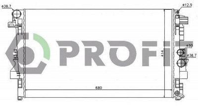 PROFIT pr3560a3 -  Радиатор, охлаждение двигателя