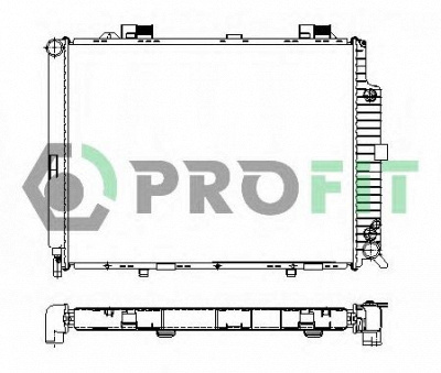 PROFIT pr3564a1 -  Радиатор, охлаждение двигателя