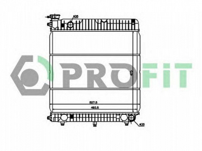 PROFIT pr3568a1 -  Радиатор, охлаждение двигателя