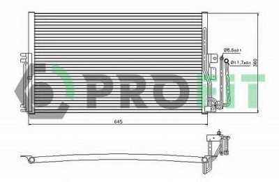 PROFIT pr5077c1 -  Конденсатор, кондиционер