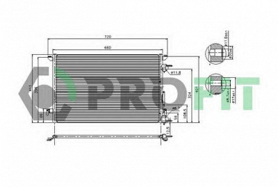 PROFIT pr5081c1 -  Конденсатор, кондиционер