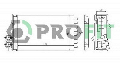 PROFIT pr5538n1 -  Теплообменник, отопление салона