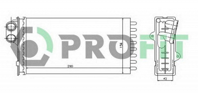PROFIT pr5540n1 -  Теплообменник, отопление салона