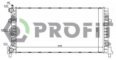 PROFIT pr9504a5 -  Радиатор, охлаждение двигателя