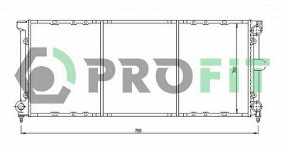 PROFIT pr9537a1 -  Радиатор, охлаждение двигателя