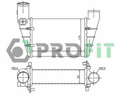 PROFIT pr9539t1 -  Интеркулер