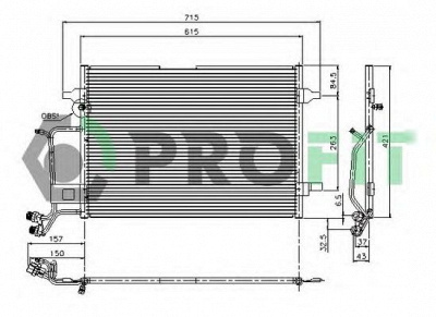 PROFIT pr9540c3 -  Конденсатор, кондиционер