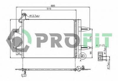PROFIT pr9550c1 -  Конденсатор, кондиционер