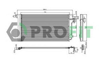 PROFIT pr9572c1 -  Конденсатор, кондиционер