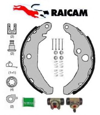 RAICAM 7063rp -  Комплект тормозных колодок