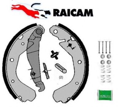 RAICAM 7136rp -  Комплект тормозных колодок