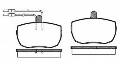 RAICAM ra01341 -  Комплект тормозных колодок, дисковый тормоз