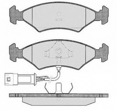 RAICAM ra02191 -  Комплект тормозных колодок, дисковый тормоз