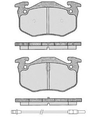 RAICAM ra02574 -  Комплект тормозных колодок, дисковый тормоз