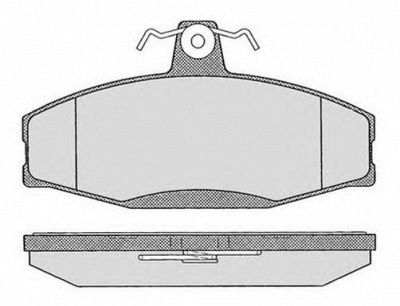 RAICAM ra02580 -  Комплект тормозных колодок, дисковый тормоз