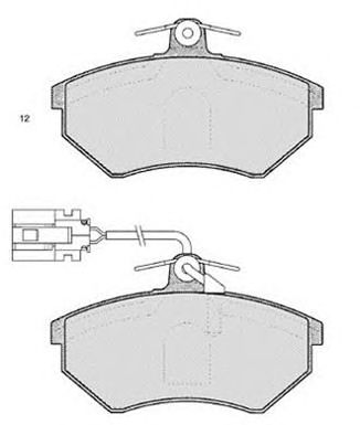 RAICAM ra03104 -  Комплект тормозных колодок, дисковый тормоз