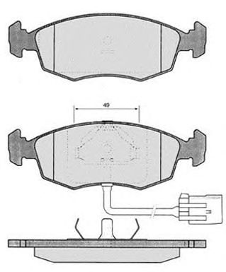 RAICAM ra03182 -  Комплект тормозных колодок, дисковый тормоз