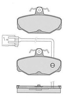 RAICAM ra03192 -  Комплект тормозных колодок, дисковый тормоз
