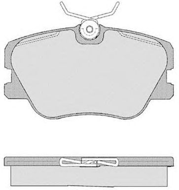 RAICAM ra03221 -  Комплект тормозных колодок, дисковый тормоз
