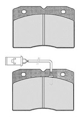 RAICAM ra03392 -  Комплект тормозных колодок, дисковый тормоз