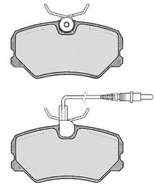 RAICAM ra03470 -  Комплект тормозных колодок, дисковый тормоз