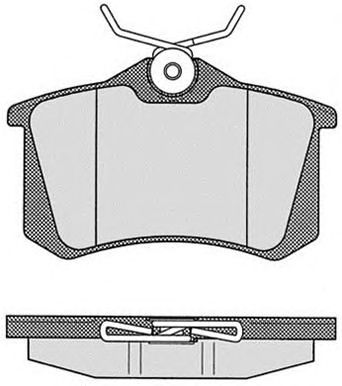 RAICAM ra03487 -  Комплект тормозных колодок, дисковый тормоз