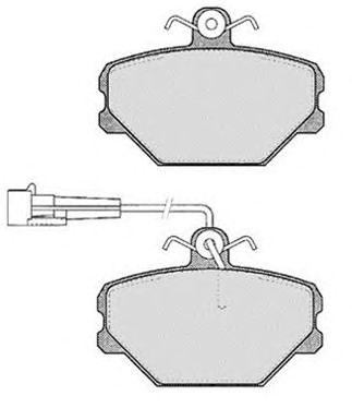 RAICAM ra03491 -  Комплект тормозных колодок, дисковый тормоз