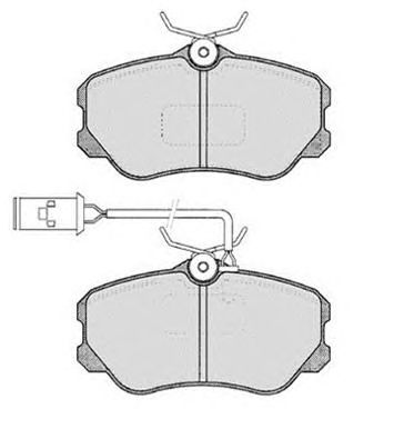 RAICAM ra03721 -  Комплект тормозных колодок, дисковый тормоз