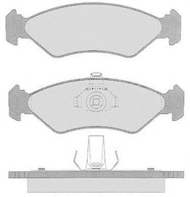 RAICAM ra03842 -  Комплект тормозных колодок, дисковый тормоз