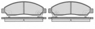 RAICAM ra04110 -  Комплект тормозных колодок, дисковый тормоз