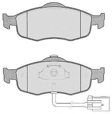 RAICAM ra04490 -  Комплект тормозных колодок, дисковый тормоз