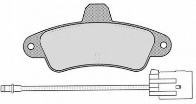 RAICAM ra04501 -  Комплект тормозных колодок, дисковый тормоз