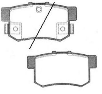 RAICAM ra04601 -  Комплект тормозных колодок, дисковый тормоз