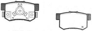 RAICAM ra04602 -  Комплект тормозных колодок, дисковый тормоз