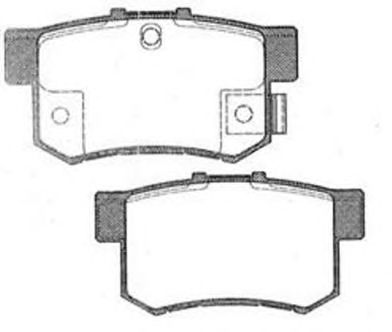 RAICAM ra04603 -  Комплект тормозных колодок, дисковый тормоз