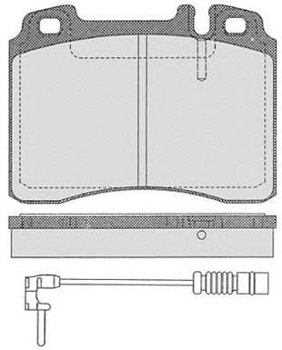 RAICAM ra04802 -  Комплект тормозных колодок, дисковый тормоз