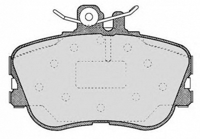RAICAM ra04820 -  Комплект тормозных колодок, дисковый тормоз