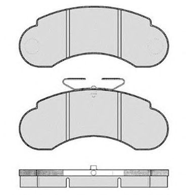 RAICAM ra04840 -  Комплект тормозных колодок, дисковый тормоз
