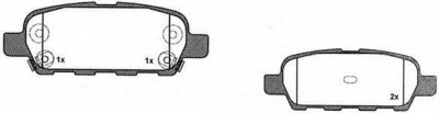 RAICAM ra05260 -  Комплект тормозных колодок, дисковый тормоз