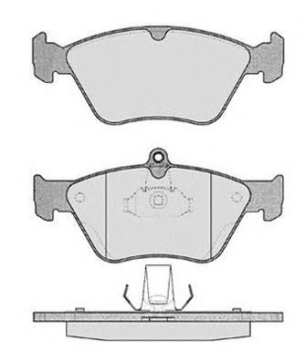 RAICAM ra05410 -  Комплект тормозных колодок, дисковый тормоз