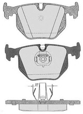 RAICAM ra05541 -  Комплект тормозных колодок, дисковый тормоз