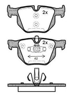 RAICAM ra05544 -  Комплект тормозных колодок, дисковый тормоз
