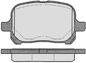 RAICAM ra05700 -  Комплект тормозных колодок, дисковый тормоз