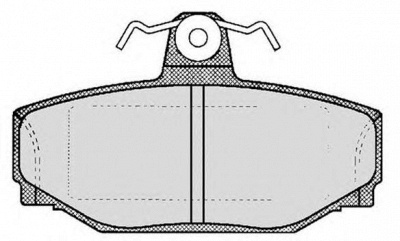 RAICAM ra05860 -  Комплект тормозных колодок, дисковый тормоз