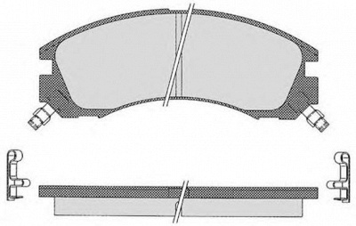 RAICAM ra05911 -  Комплект тормозных колодок, дисковый тормоз