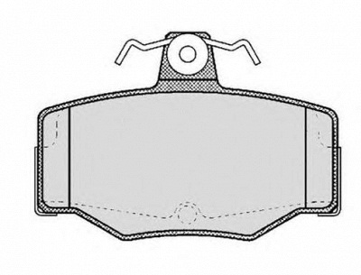 RAICAM ra05970 -  Комплект тормозных колодок, дисковый тормоз