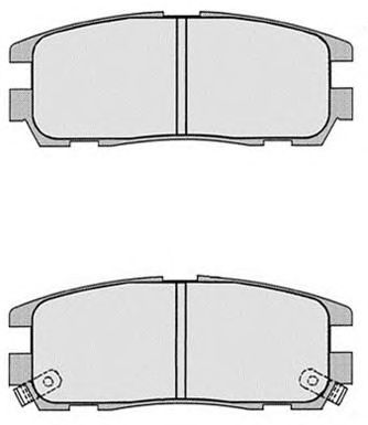 RAICAM ra06010 -  Комплект тормозных колодок, дисковый тормоз