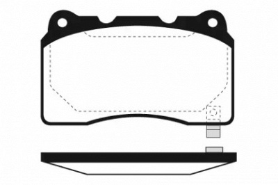 RAICAM ra06048 -  Комплект тормозных колодок, дисковый тормоз