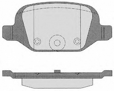 RAICAM ra06091 -  Комплект тормозных колодок, дисковый тормоз