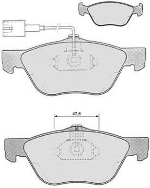 RAICAM ra06152 -  Комплект тормозных колодок, дисковый тормоз